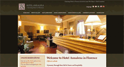 Desktop Screenshot of annalenahotel.com